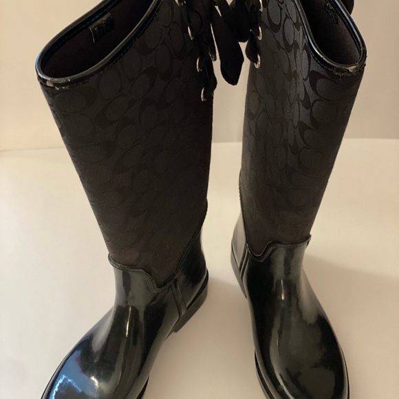 Coach rain boots - Picture 1 of 13